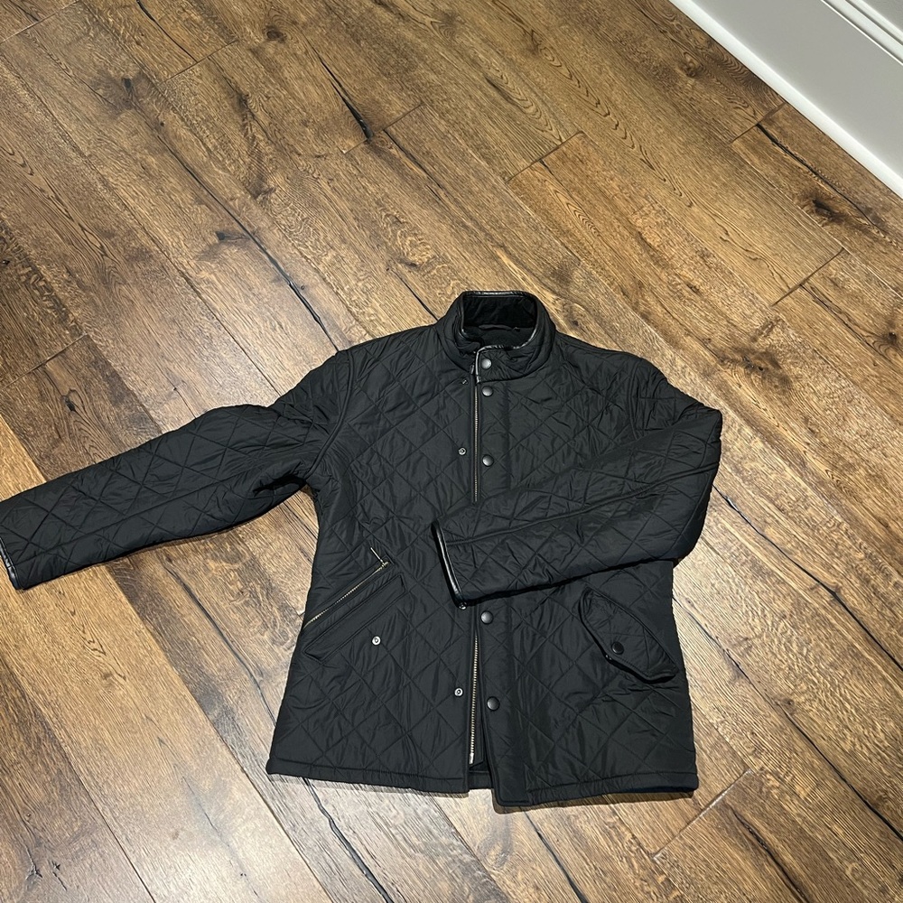 Barbour Black Quilted Puffer Jacket